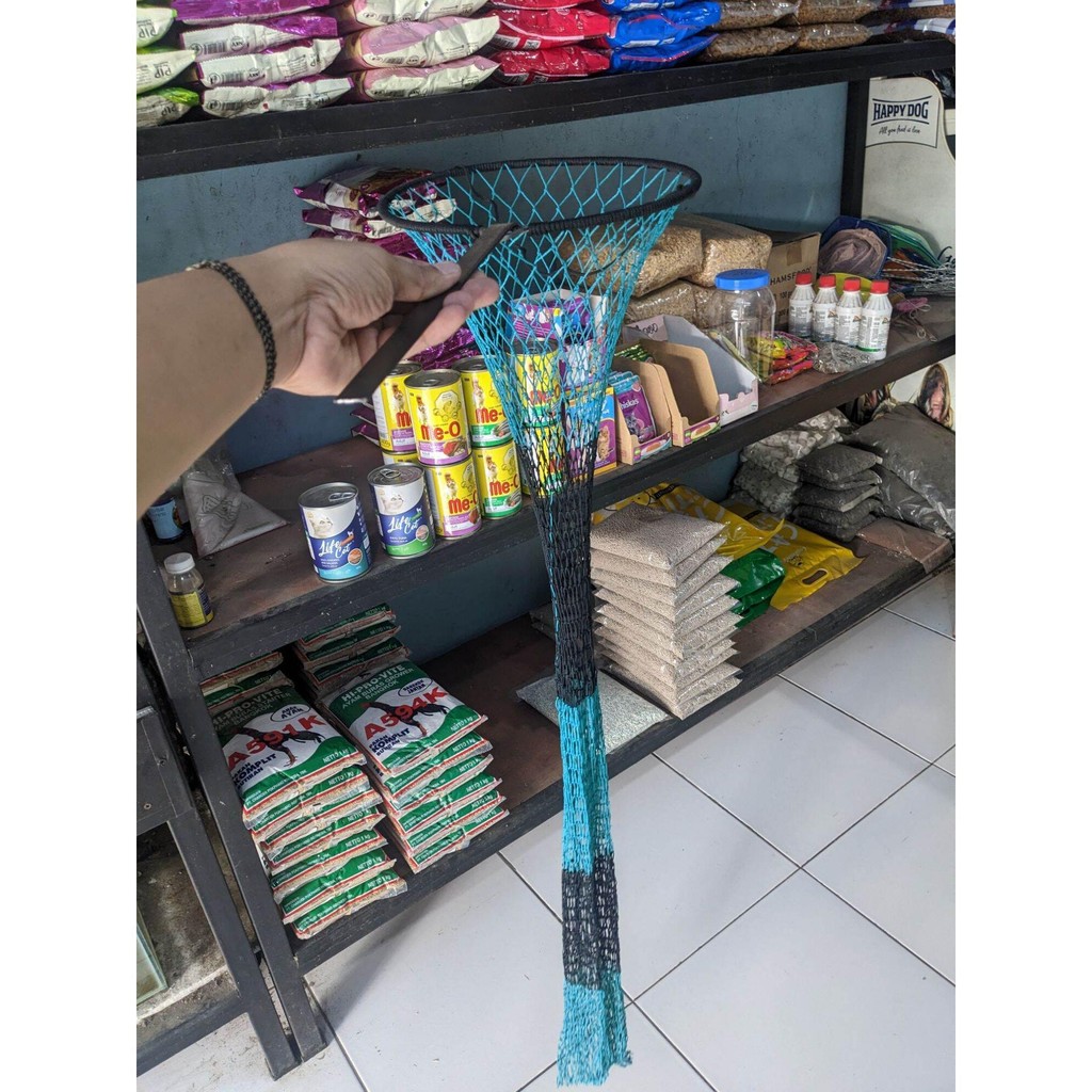 KOJA ikan ring 1 koja gagang KERAMBA IKAN BAHAN NILON PE / Lele / ikan mas / macam-macam ikan alat p