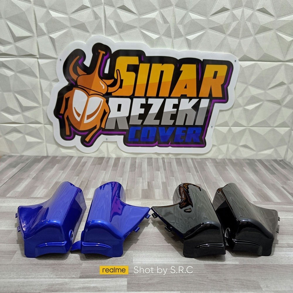 Win - Cover Shock Vega R Old & F1zr 2004 - 2005 Hitam Biru As Fork Garpu