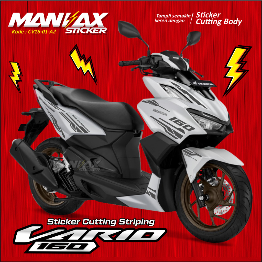 CUTTING STICKER VARIO NEW 160 2022 - STIKER VARIO 160CC - STRIPING VARIO 160
