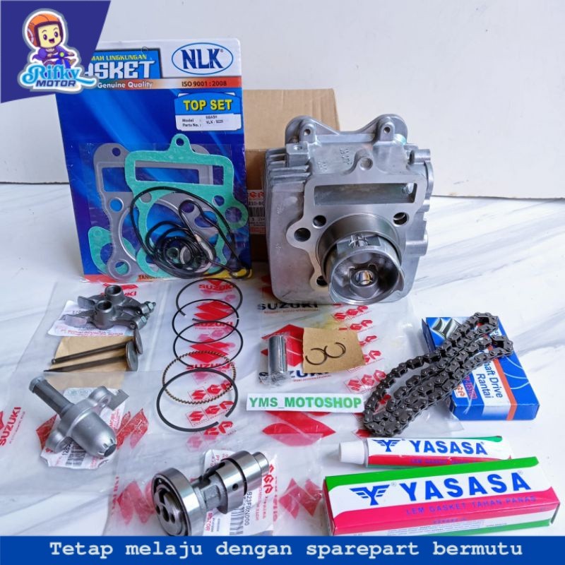Paket Blok Seher Komplit Suzuki Smash 110 New,Smash 110 Old ORI SGP