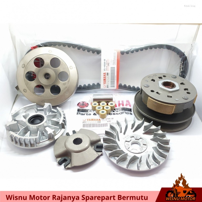 Paket CVT Komplit Mio Sporty Smile/Smail Paket CVT Mio Soul Karbu Paket Puli Depan+Pully Belakang