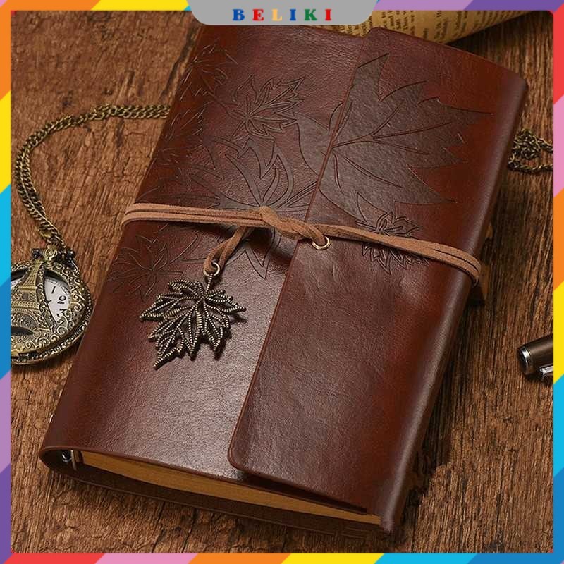 

Toddi AIMEE Buku Catatan Binder Notebook Cover Kulit Vintage Maple - AM-16