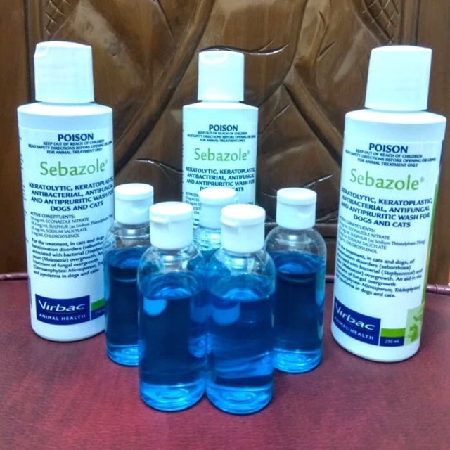 Shampoo Sebazole Anti Jamur Untuk Kucing Dan Anjing sebazole