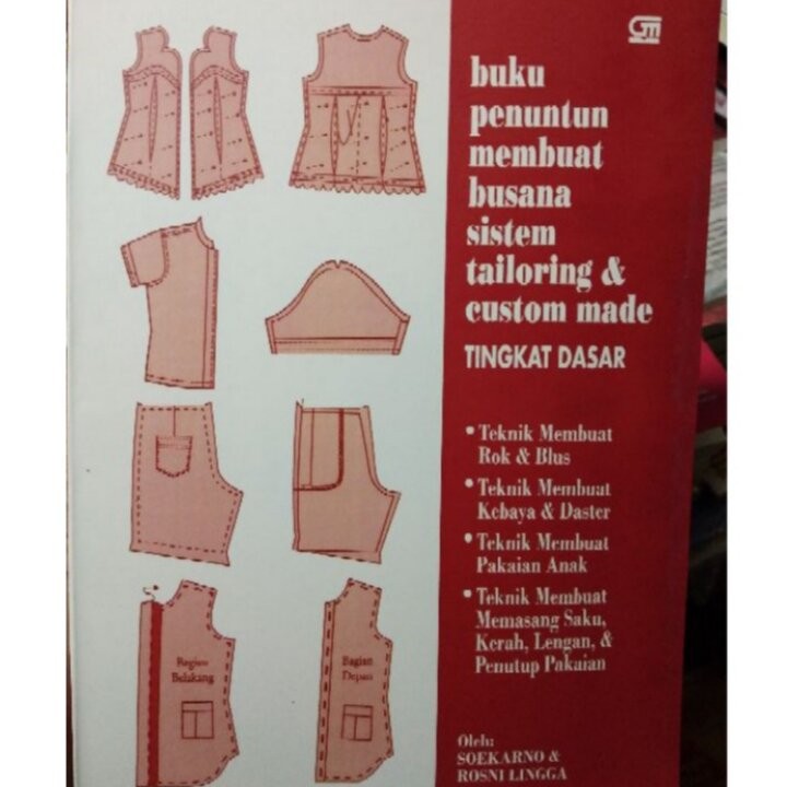 buku panduan pola Penuntun membuat busana sistem tailoring dan custom made tingkat dasar >>