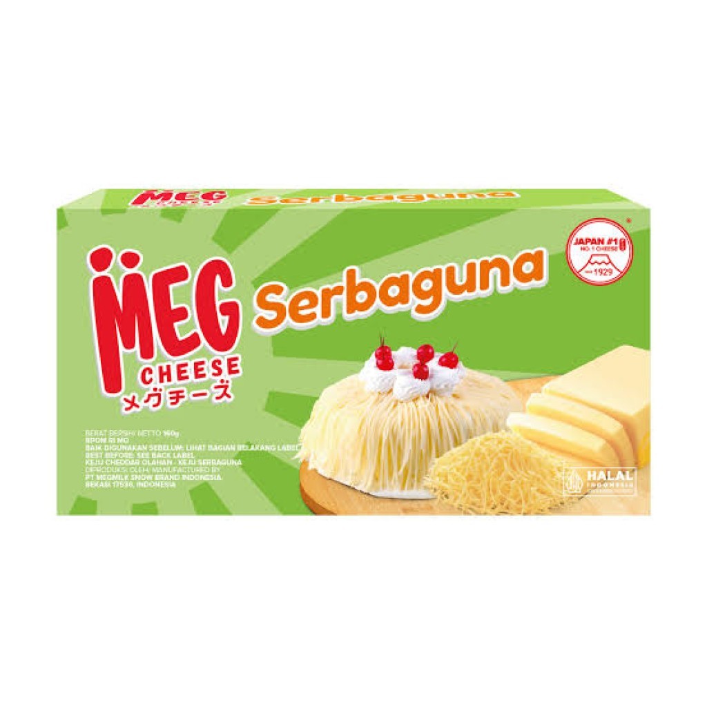 

[Keju] Meg Keju Cheddar Serbaguna | Kemasan 160gr