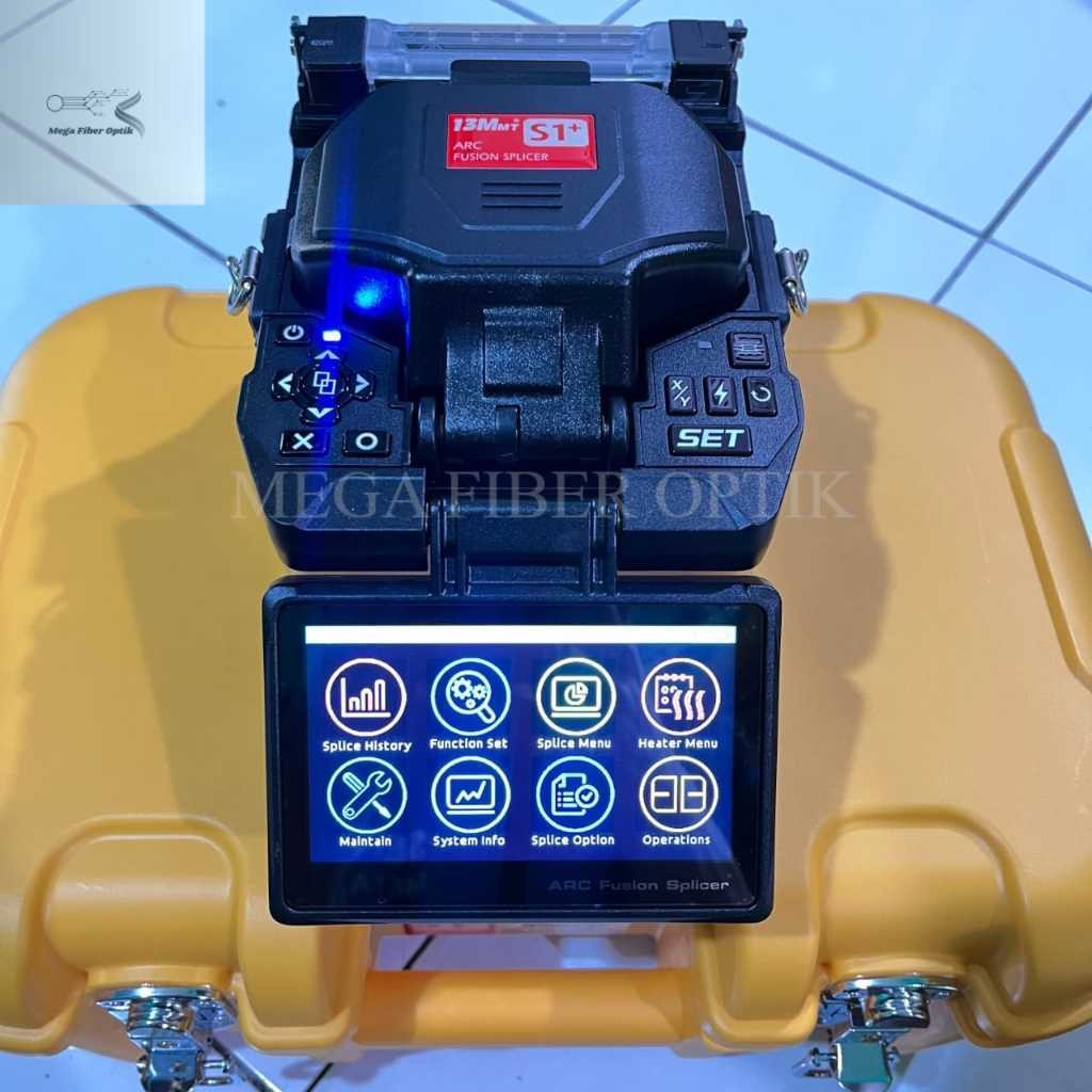 Splicer Tumtec 13MMT S1+ /Fusion Splicer Tumtec 13mmtS1+/Alat Sambung Fiber Optik