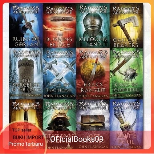 Buku John Flanagan Rangers Apprentice 12 Books