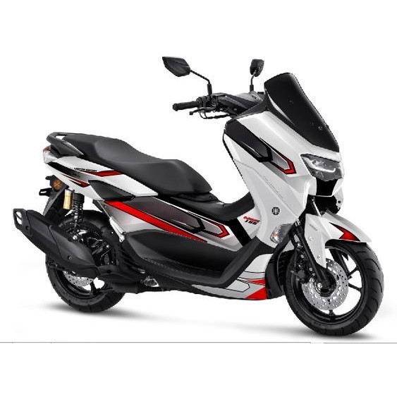 Decal Sticker Full body Motor Yamaha Nmax Old 2015-2019 N Max New 2020-2023 Grafis Putih mErah Biru