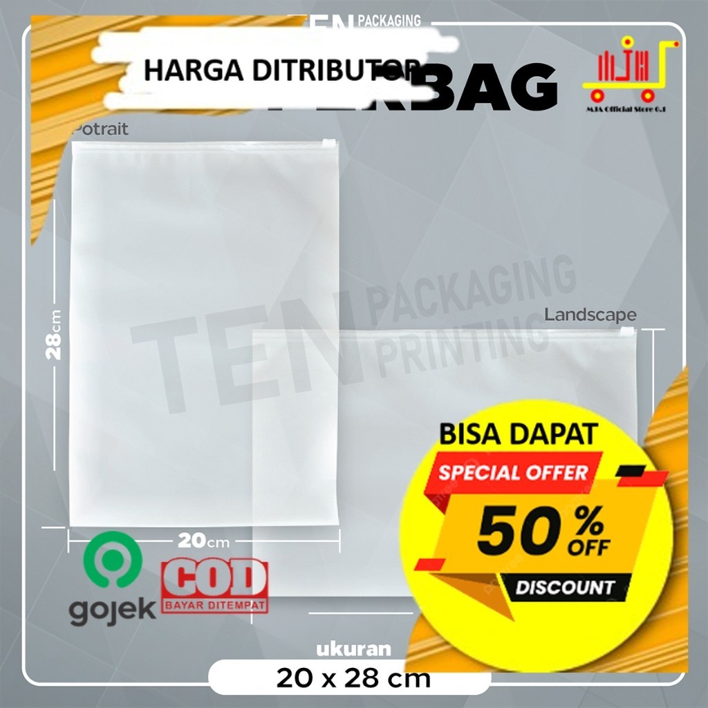 Baru [GROSIR] Zipper Bag / Zipper Lock Kemasan Baju / Zipper Storage Bag / Kemasan Pakaian / Zipper 