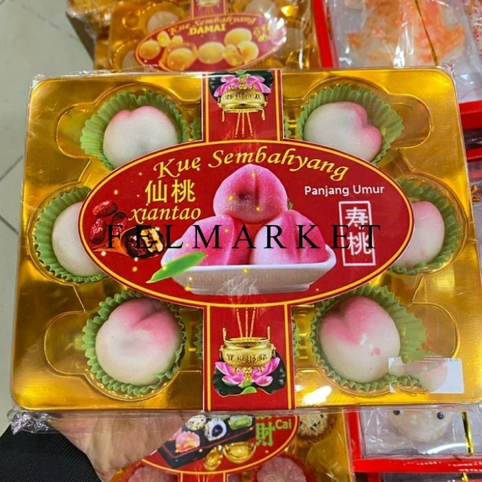 

Kue Sembahyang Panjang Umur Imlek / Kie Sembahyang Imlek / Box