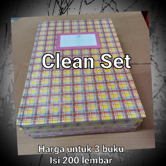 

Buku tulis folio hardcover 200 lembar