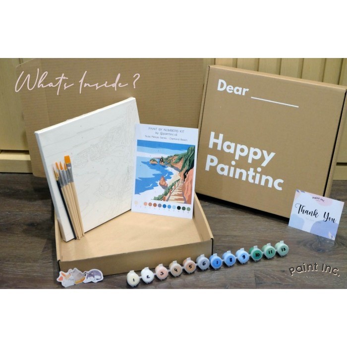 

Paint by Numbers Kit: Nusa Penida Series - Diamond Beach | PaintIncID - TANPA KUAS