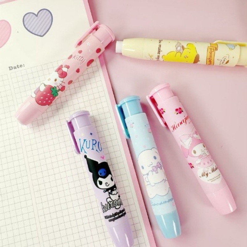 

KOLEKSI SANRIO COLLECTION PENGHAPUS GOODIE BAG TEMPAT PENSIL CINAMOROLL KUROMI