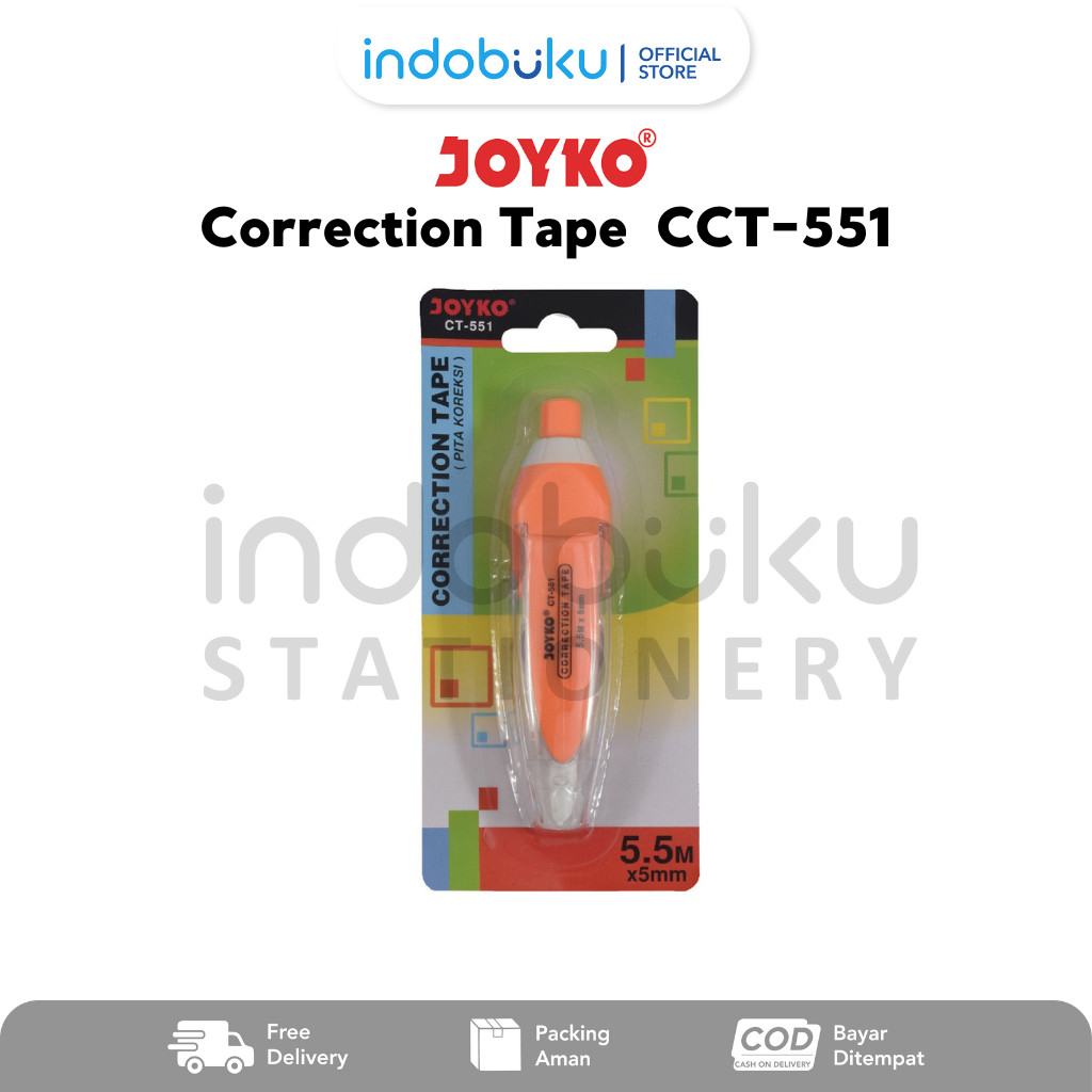 

Correction Tape Tipe-X Pita Koreksi Joyko CT-551