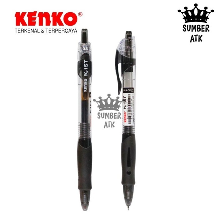 

PROMO!! -Pena / Pulpen KENKO GEL PEN K-1ST Retractable Gel pen Cetek K-1 ST