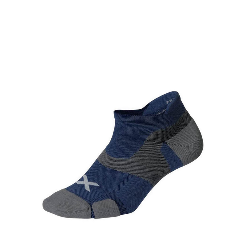 2XU Unisex Vectr Cushion No Show Socks - Navy