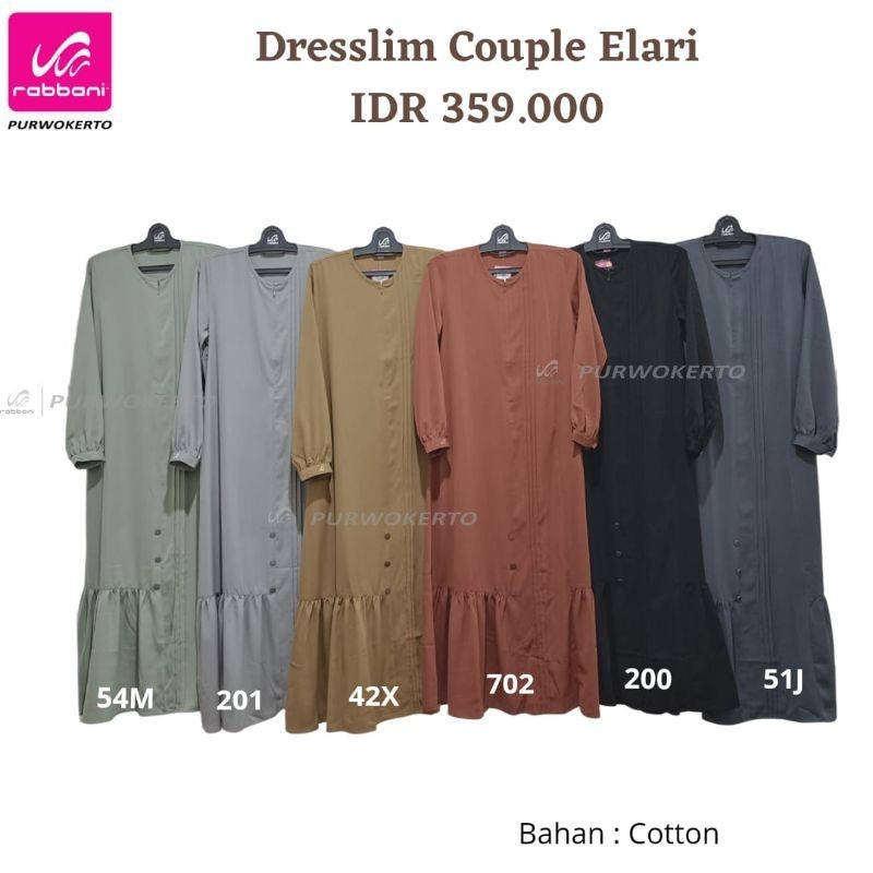 Rabbani Pecangaan -  Busana Muslim Rabbani - Couple Gamis dan Koko Rabbani Elari
