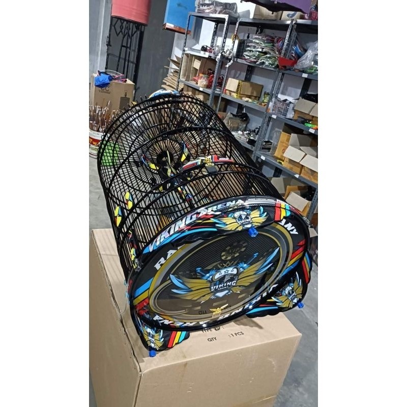 Sangkar Kandang Murai Radja PVC Decal Viking Arena