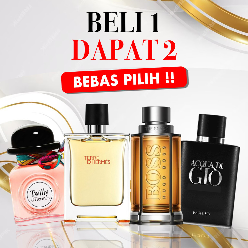 Zheyenk_ luxury- Zheyank PARFUM TERRE D HERMES BUY 1 GET 2 Parfume Pria Wanita TAHAN LAMA 24 Jam EDP