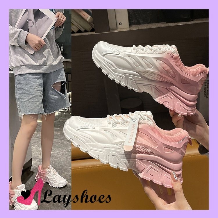LAYSHOES SEPATU AESTHETIC Spatu Olahraga Wanita Sneakers Wanita Terbaru 2022 Sepatu Cewek Kekinian V