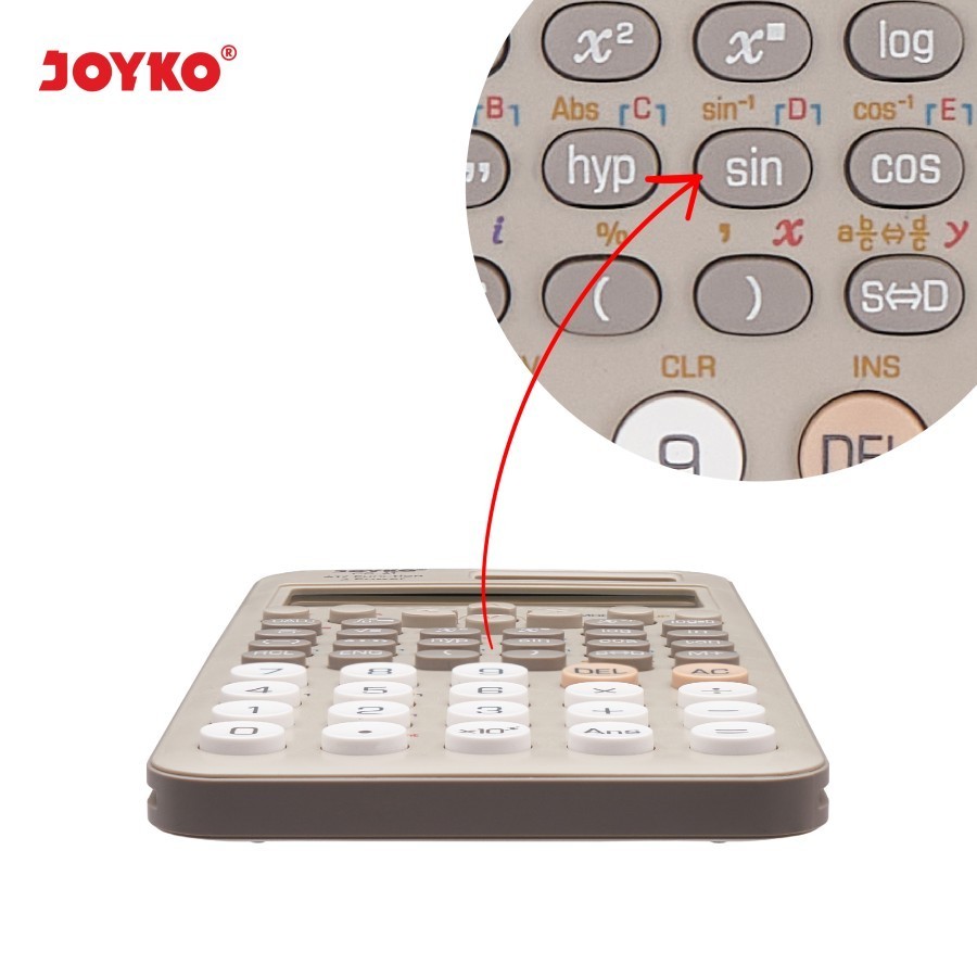 

HJK Joyko Calculator CC-61 Scientific 417 Functions / Kalkulator Ilmiah