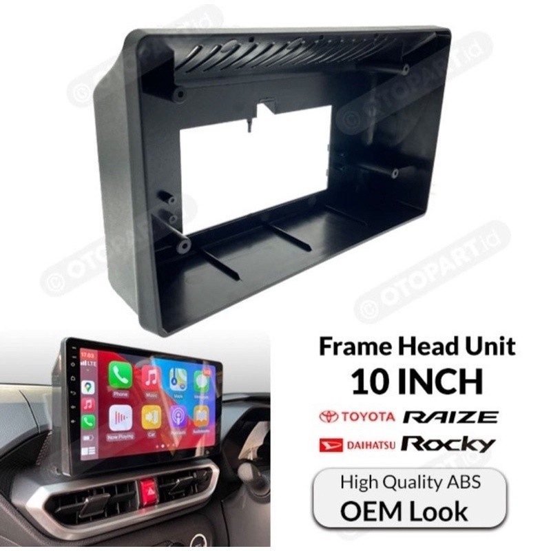 FRAME HEAD UNIT DOUBLE DIN ANDROID AVANZA / RAIZE / XENIA / ROCKY 10” INCH