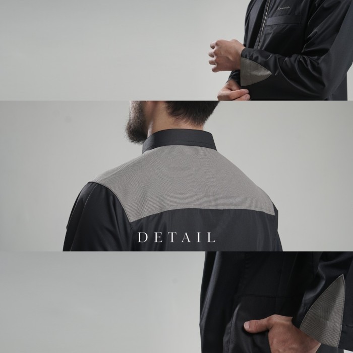 SAMASE T015P Jubba Saudi LS - Grey, M