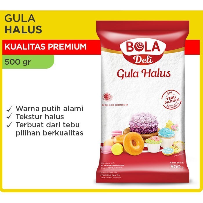 

GULA HALUS BOLA DELI 500GR