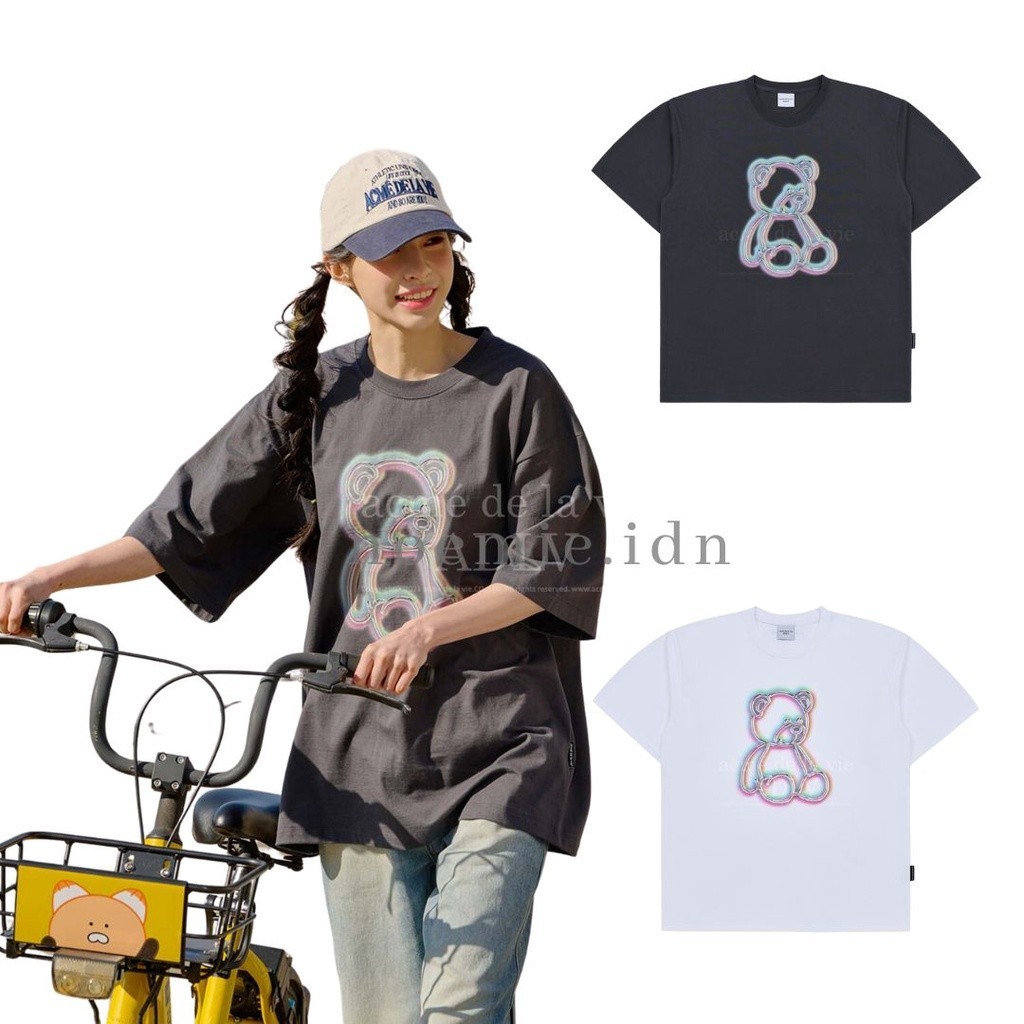 ADLV metal line bear short sleeve t-shirt