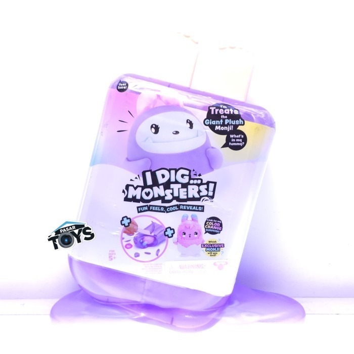 I Dig Monsters Popsicle Pack - Jumbo Scented Plush with Mini ASMR Toy