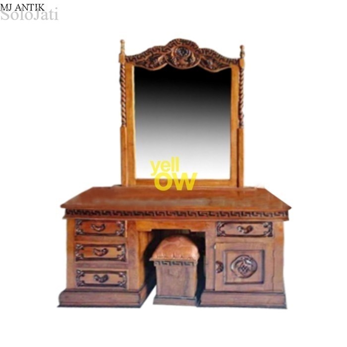 

Termurah MJ Meja Rias Cermin Laci Ukir Kayu Jati YMR-21 murah
