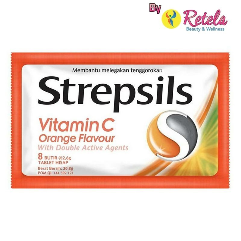 

STREPSILS VIT-C ORANGE ISI 8 TABLET HISAP