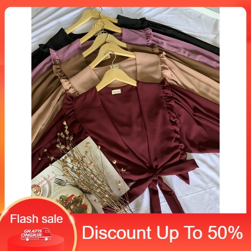 PROMO Ruffle Crop Outer