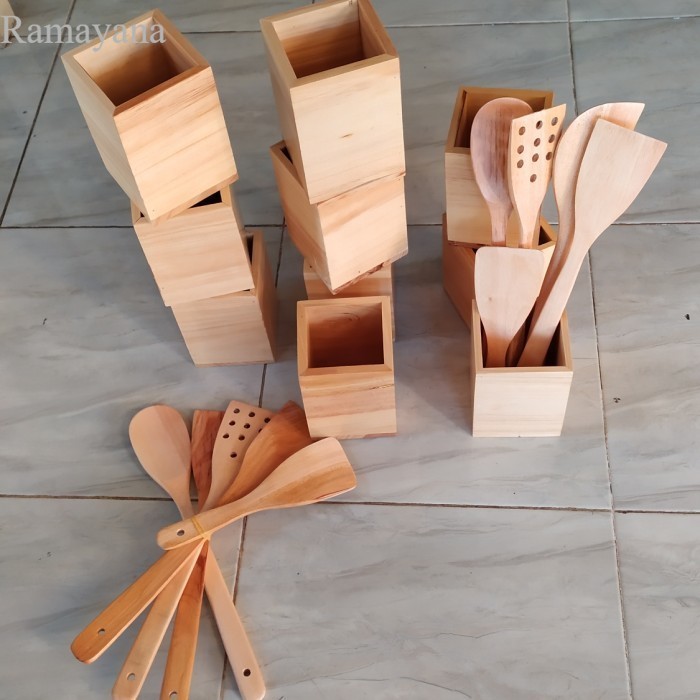 

Sutil Set Mahoni 5 pcs + Tempat Murah