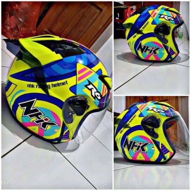 PROMO SPOILER HELM NHK R6 NHK R 6 HITAM MODEL BARU