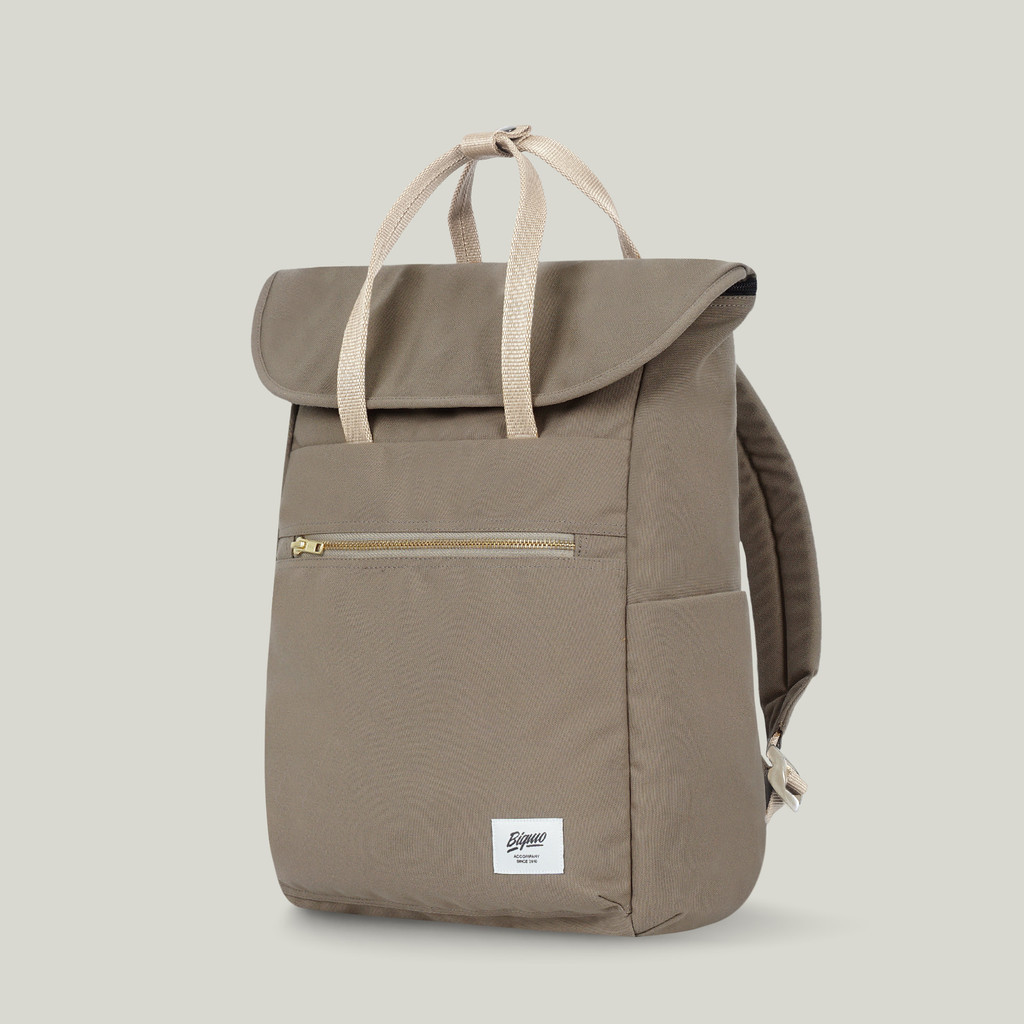 KUALITAS SUPER Bigmo Tas Ransel Wanita Water Resistant Water Proof Vienna Grey KEKINIAN