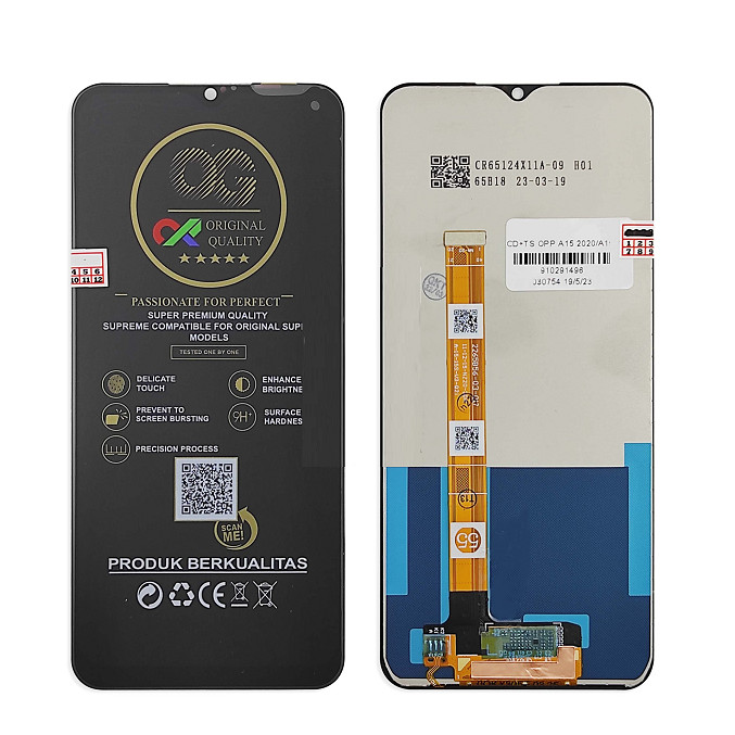 LCD OPPO A15 / REALME C11 C12 C15 / NARZO 20 / NARZO 30A / V3 / A35 2021  OG SUPER FULLSET TOUCHSCRE