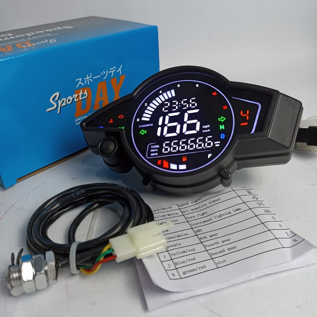 Speedometer Spido Digital Vixion Nvl Spido Nvl Vixion Set Soket Universal