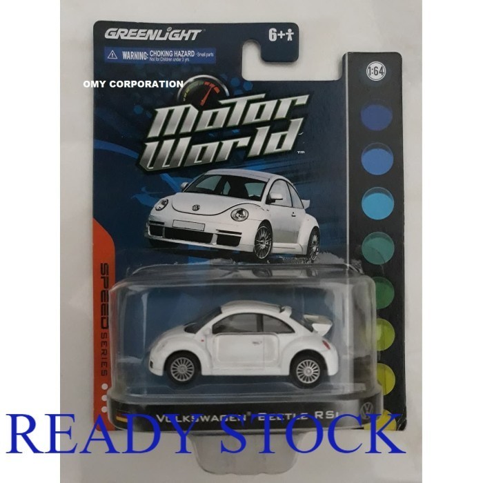 Greenlight Green Light VW new beetle rsi putih motor world ban karet