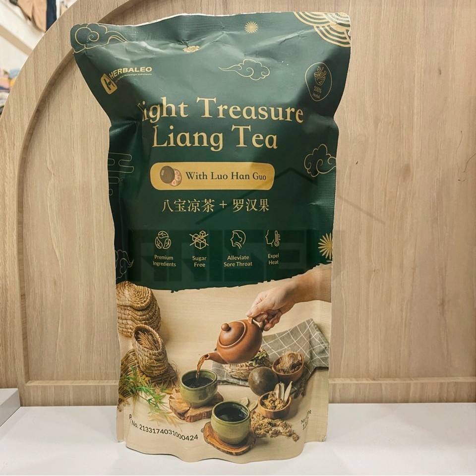 

Herbaleo Eight Treasure Liang Tea with Luo Han Guo Minuman Panas Dalam