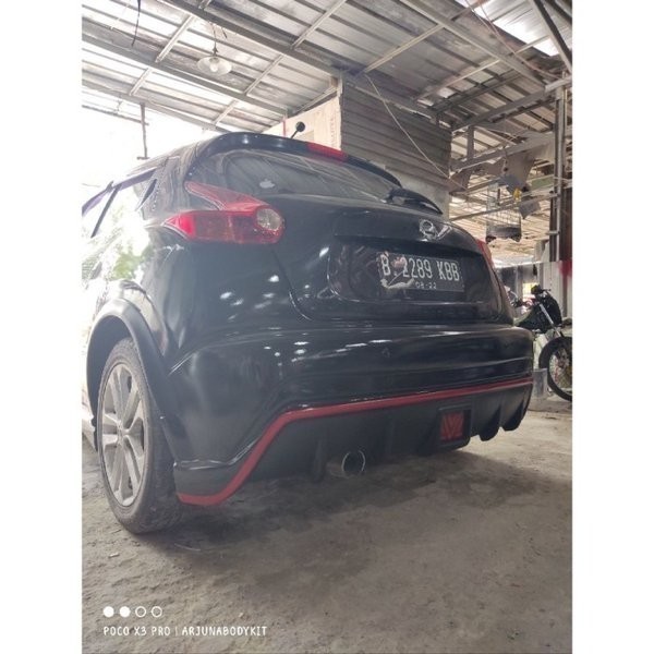 BODYKIT NISSAN JUKE BODYKIT JUKE NISMO KUAT TEBAL LENTUR bumper belakang