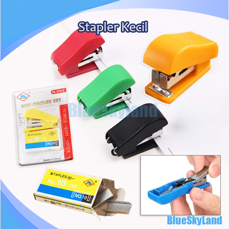 

Stapler Mini Portabel Unik Praktis Model Simple Lucu Warna Warni Hekter Jepretan Jetrekan Kertas Aksesoris Perleng / Staples Kecil / Stapler Berkualitas Tinggi