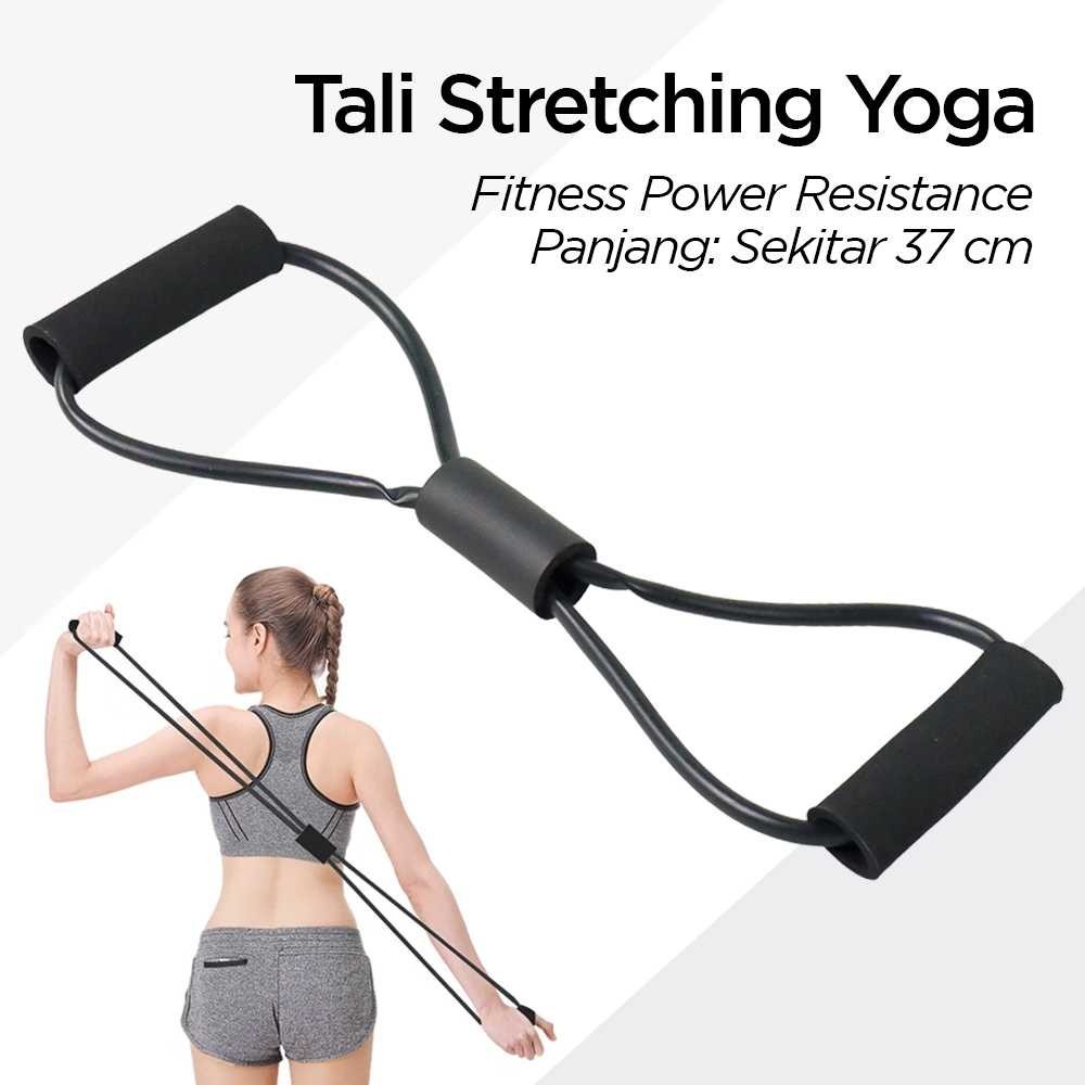 COD Alat Tali Karet Resistance Band Premium Olahraga Kaki Tangan Pull Up Yoga Fitness Gym Di Rumah Rumahan Set