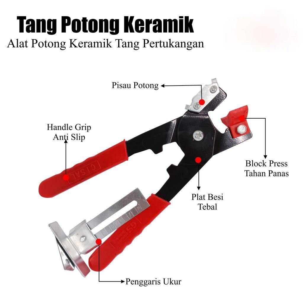 Tang Potong Keramik Tile Cutter | Potong Tehel Granit dll Berkualitas N.Dior