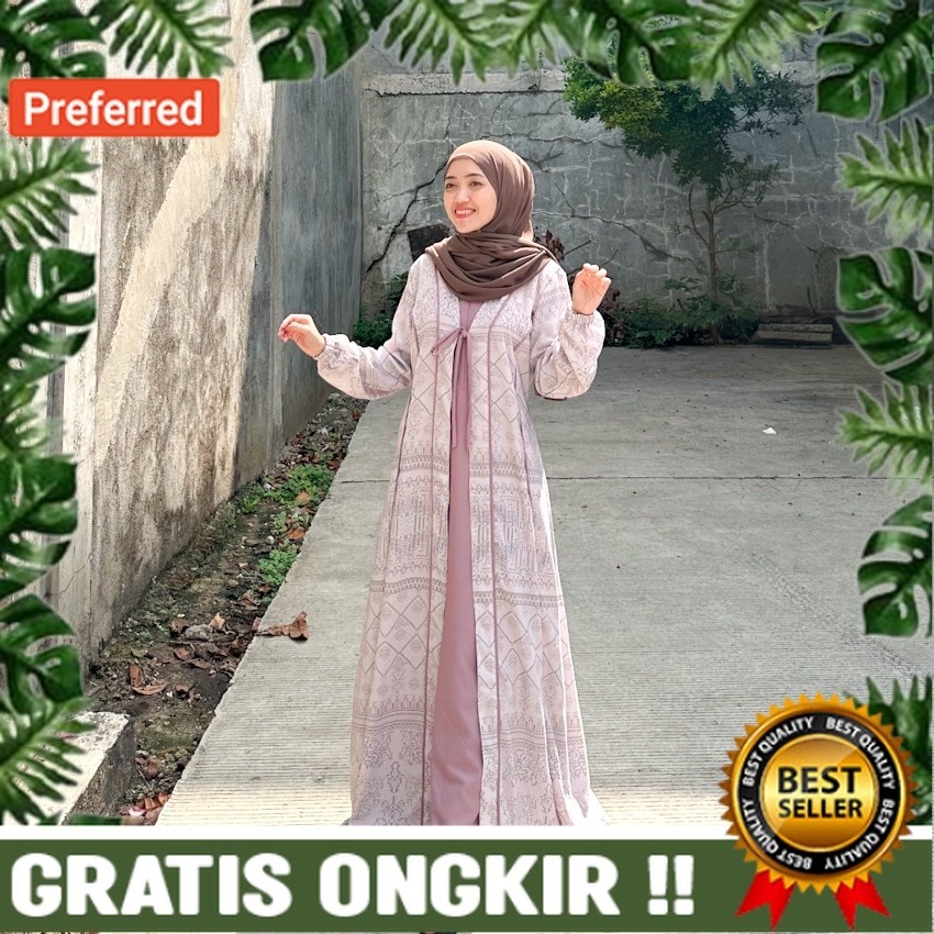Joley Cloth - NEW MOTIF Alia Dress Part 2 Gamis Motif Premium Dress Terbaru Mewah Baju Pesta Kondangan Outfit Muslim Lebaran Wanita Terpopuler//MUKENA PROMO RAMADHAN SALE