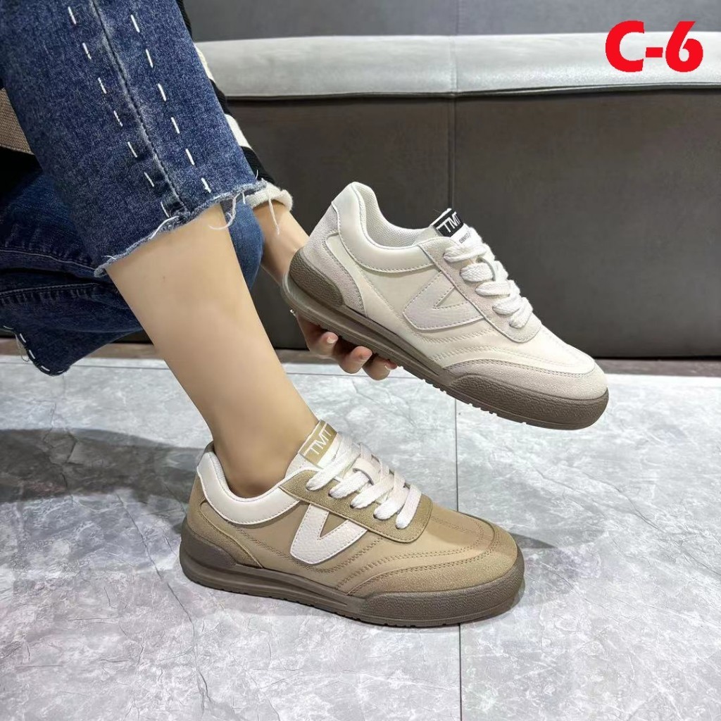 BEST SELLER - (J) (COD) NEW Sepatu Sneakers Wanita Import JC-6 Sepatu Import Wanita Kulit Sneakers K