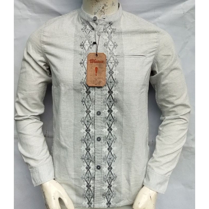 KEMEJA KOKO WATCHOUT CASUAL LENGAN PANJANG REGULAR FITT ORIGINAL