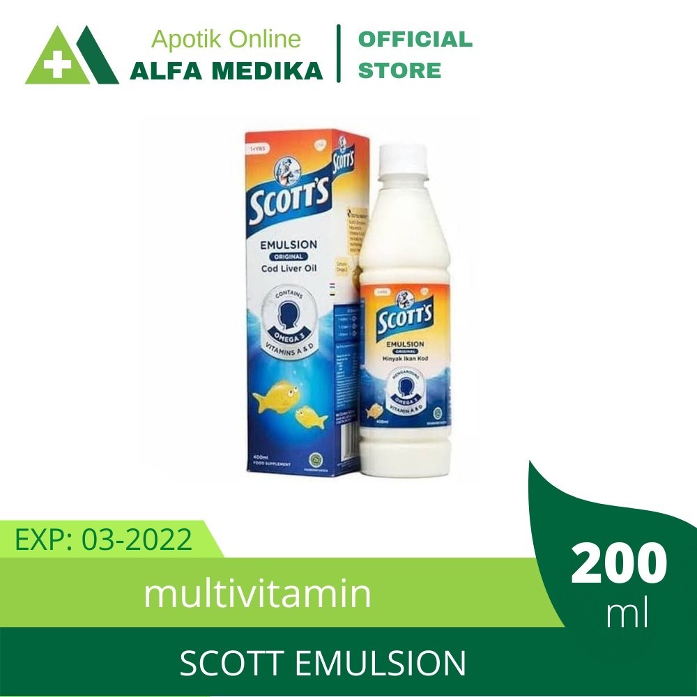 SCOTT'S EMULSION RASA ORIGINAL (MINYAK IKAN)
