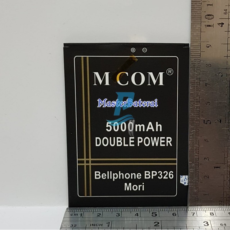 Battery Batre Baterai Double Power Mcom Bellphone BP326 BP 326 Mori - Besar