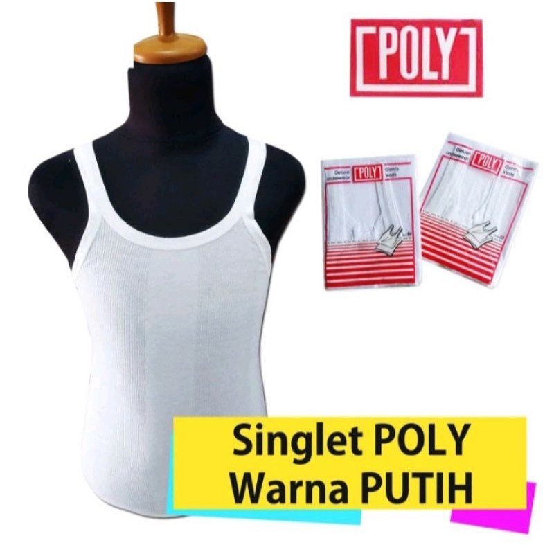Singlet Pria Dewasa Poly / Singlet Poly 32 34 36 38 40 42 Termurah Original